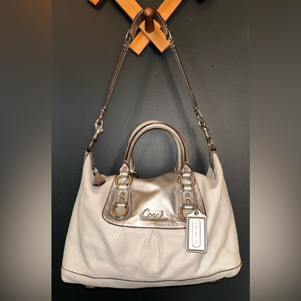Coach Ashley large leather satchel with a two-way strap  Shoulder Bag